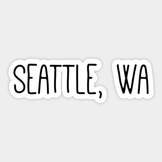 Seattle, Washington Sticker by Cryptid